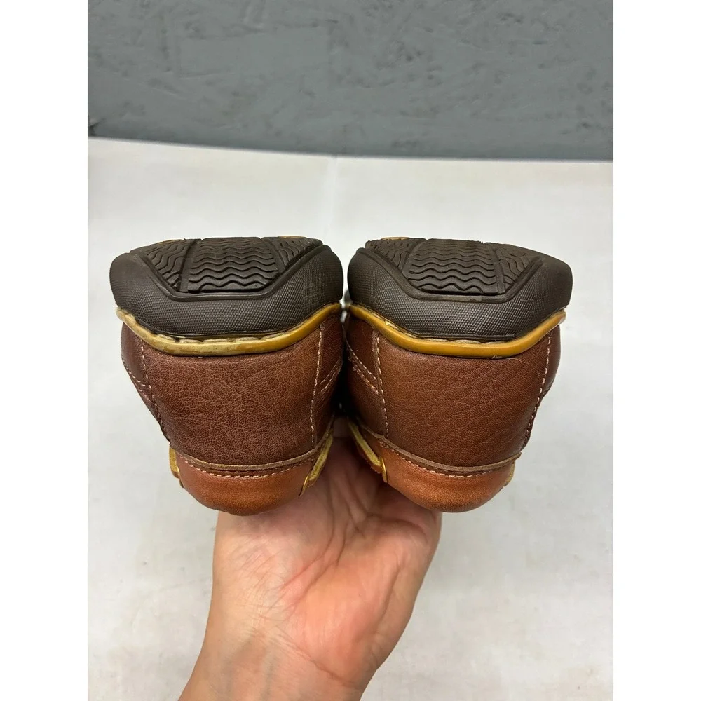 Tommy Bahama Rum Cay Slip On Loafers Mens 9.5 Brown Leather Driving Shoes Mocs